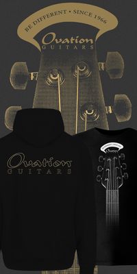 Bekleidungsdesign f&uuml;r Ovation Guitars