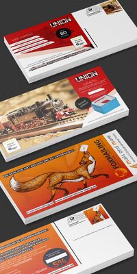Print Design Maxipostkarten Modellbahnunion &amp; Foxmailing